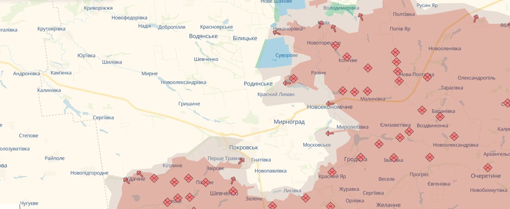 "Ворог зайшов на околиці Мирнограда": в ЗСУ розповіли про обстановку на Покровському напрямку