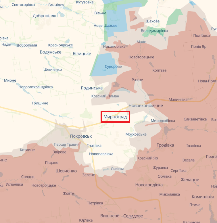 Враг не находится в Мирнограде: военные сделали важное уточнение и рассказали о ситуации. Карта