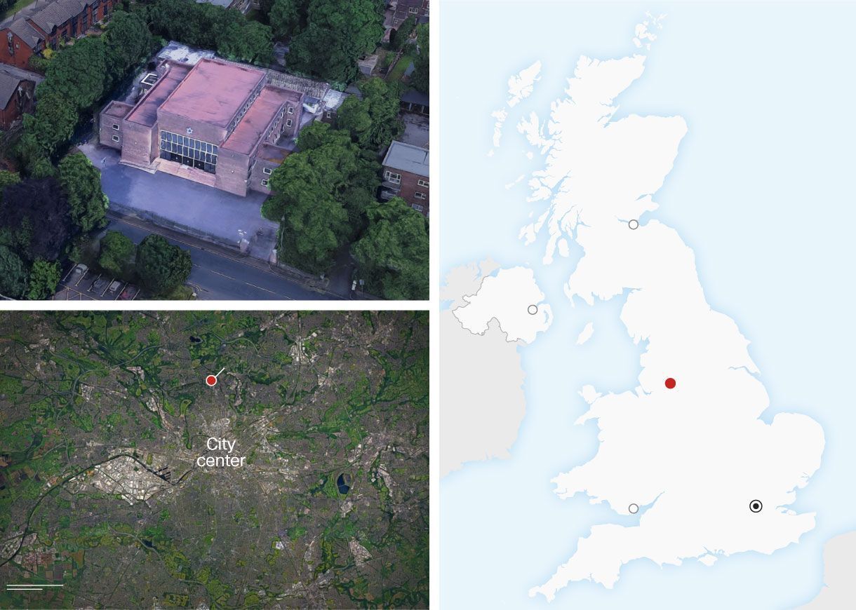 Неизвестный устроил резню в синагоге Манчестера во время Йом Кипура: два человека погибли