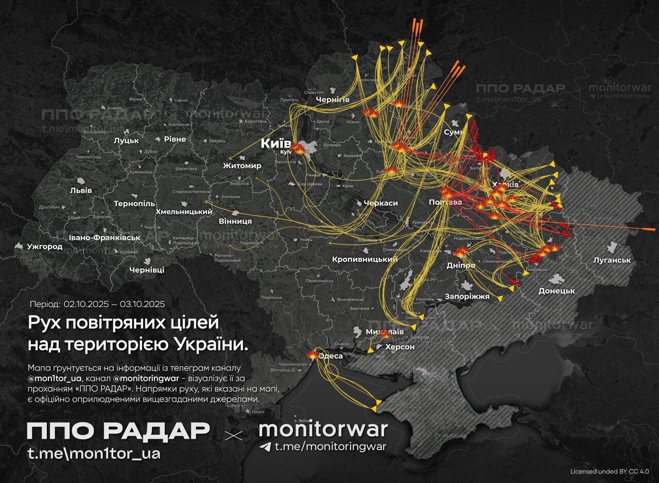 Оккупанты атаковали Украину десятками ракет и сотнями дронов: в ВС рассказали, сколько целей удалось сбить