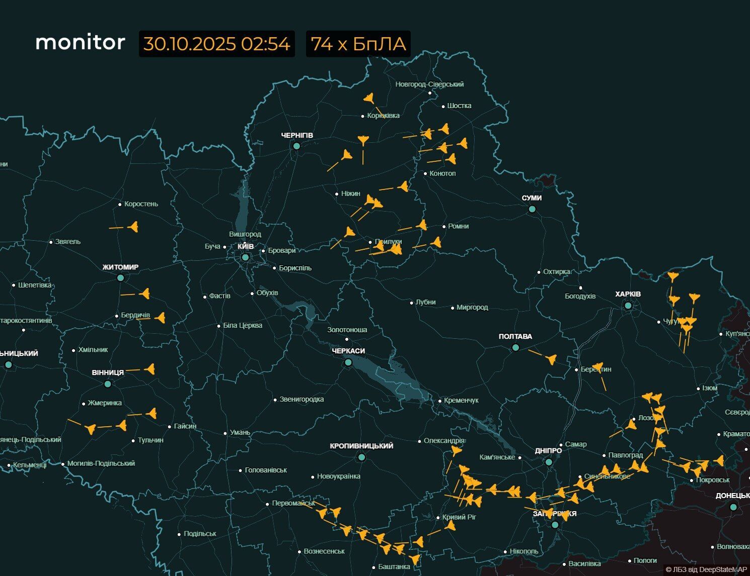 РФ атакувала Україну БПЛА, балістикою, "Калібрами", "Кинджалами" та ракетами з Ту-95МС: під прицілом була енергетика