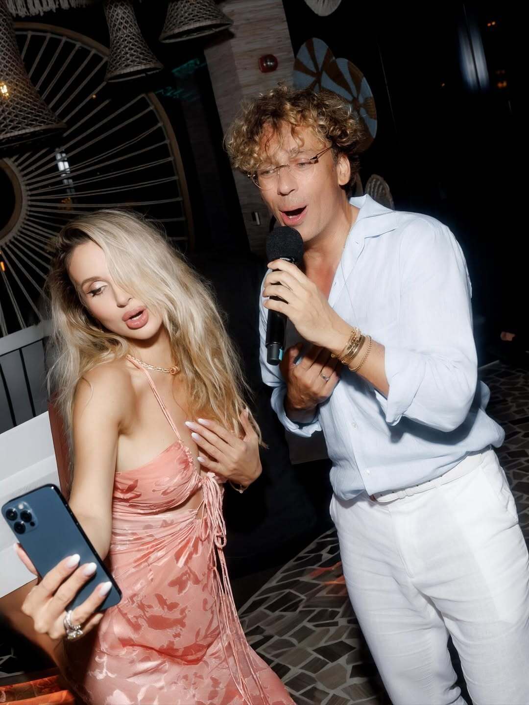 Галкин спел на украинском для Лободы: видео с частной вечеринки в Дубае