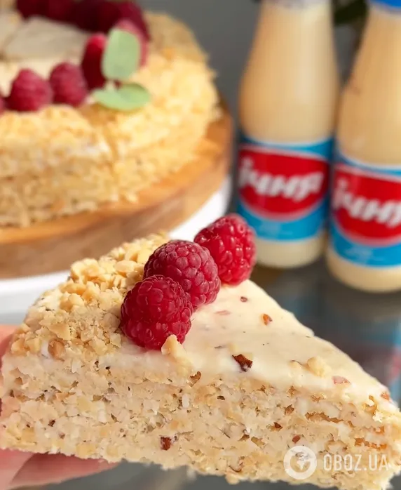 Кокосовый вафельный торт со сгущенкой: самый простой рецепт вкуснейшего десерта