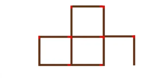 Как сделать три квадрата? Тяжелая головоломка со спичками