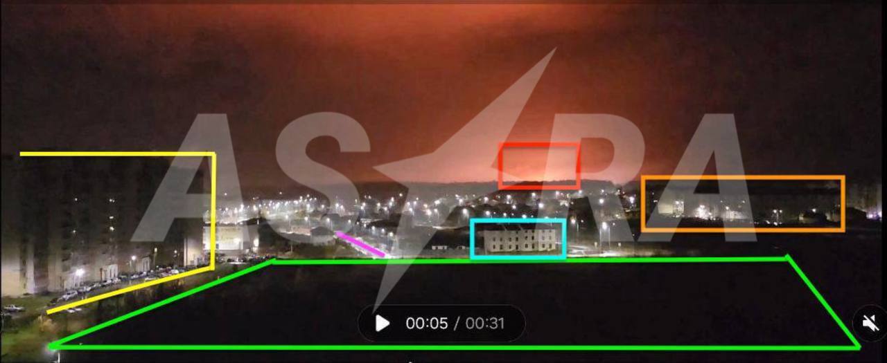 Під Володимиром у Росії атакована вузлова підстанція, яка забезпечує енергопостачання частини області: сталась потужна пожежа. Відео