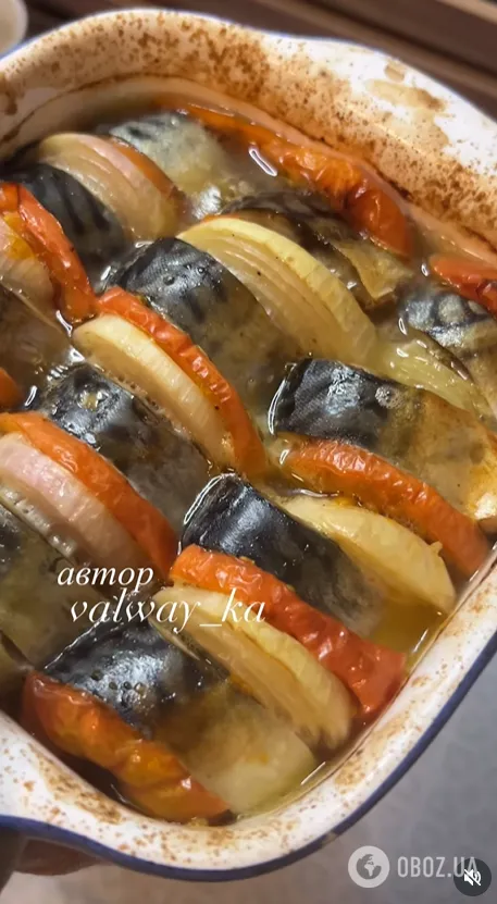 Элементарный рецепт скумбрии с овощами в духовке: получится очень вкусно
