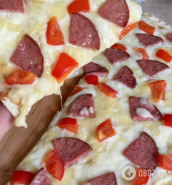 Пицца из лаваша и с хумусом: рецепт очень вкусного и легкого блюда