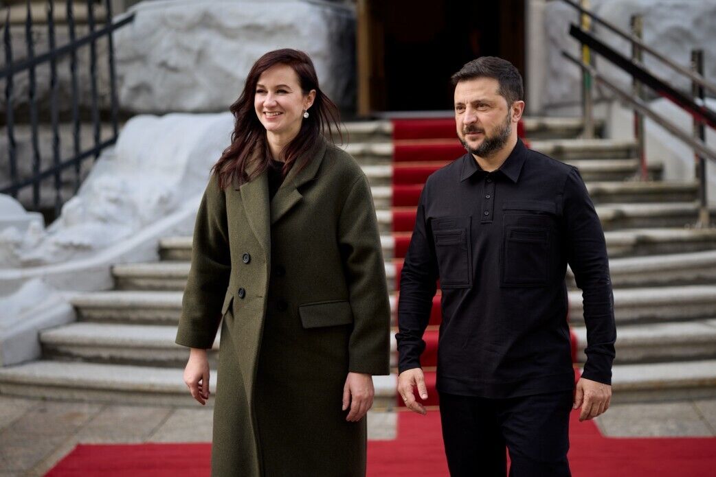 "Росія нарощує терор": Зеленський обговорив із прем'єркою Литви посилення ППО, відбудову України і виробництво зброї. Відео