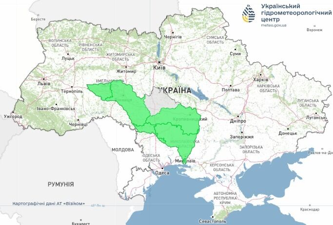 Украину накроют дожди, в Одесской области объявили "оранжевый" уровень опасности: прогноз погоды на среду. Карта