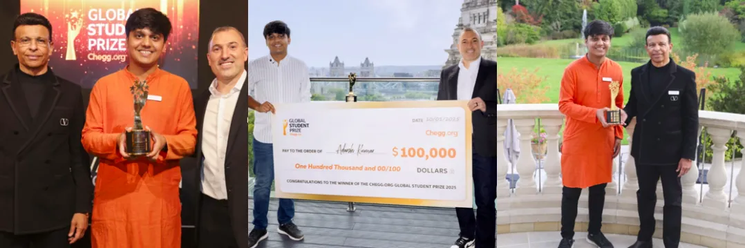 Названо найкращого студента світу за версією Global Student Prize 2025. Фото