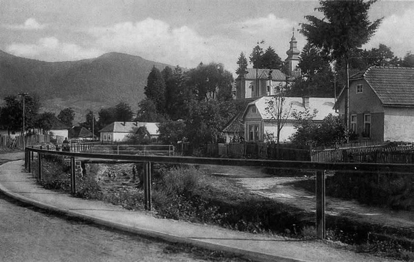 Закарпатье в 30-х годах: в сети показали необычный мост из железнодорожных рельсов