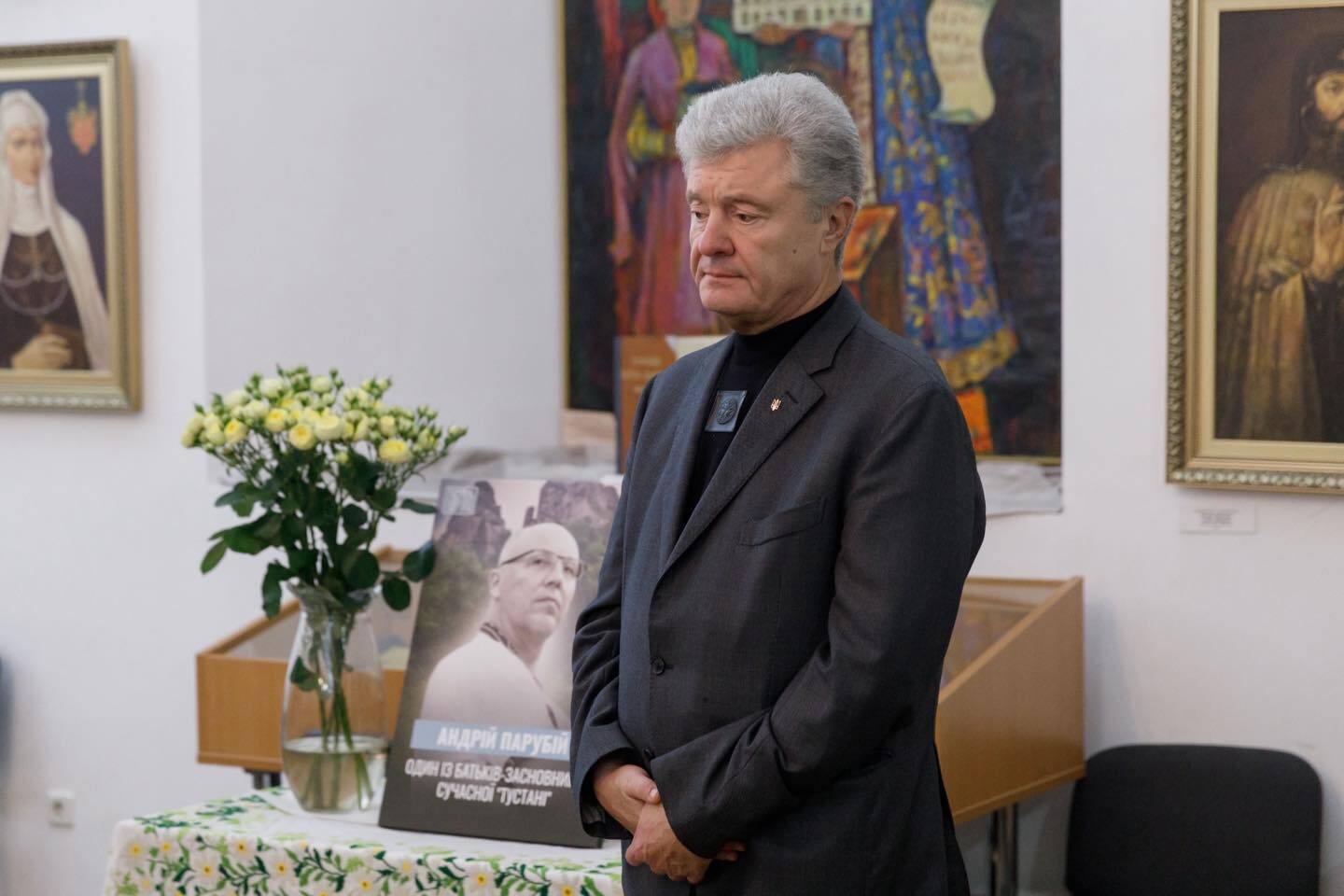 "Сорок днів без Андрія": у Києво-Могилянській Академії відбувся вечір памʼяті Парубія