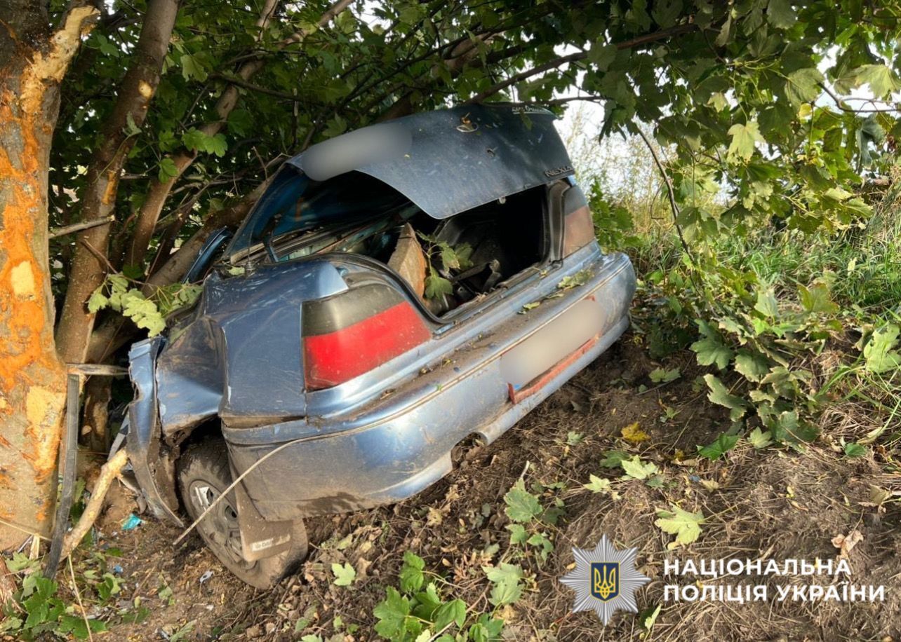 На Киевщине легковушка на скорости протаранила дерево: есть погибший. Подробности ДТП и фото