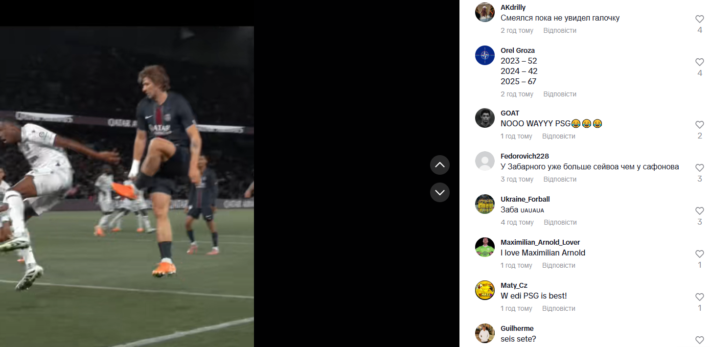 "Більше, ніж у Сафонова": відео із Забарним зібрало за добу 8,5 млн переглядів