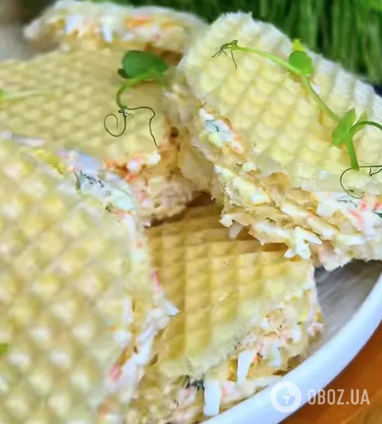 Оригінальна крабова закуска для новорічного столу: рецепт страви за 5 хвилин