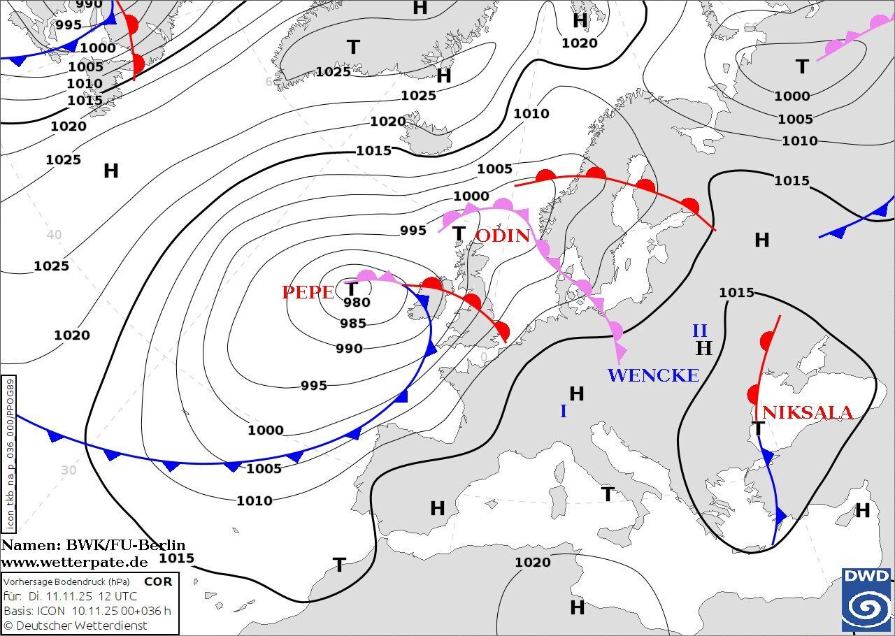 В Украину придет циклон Niksala: синоптик рассказала, каких "сюрпризов" ждать. Карта