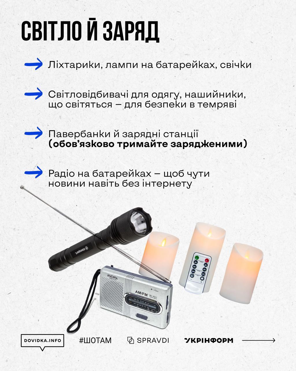 Что нужно запасать для масштабных отключений