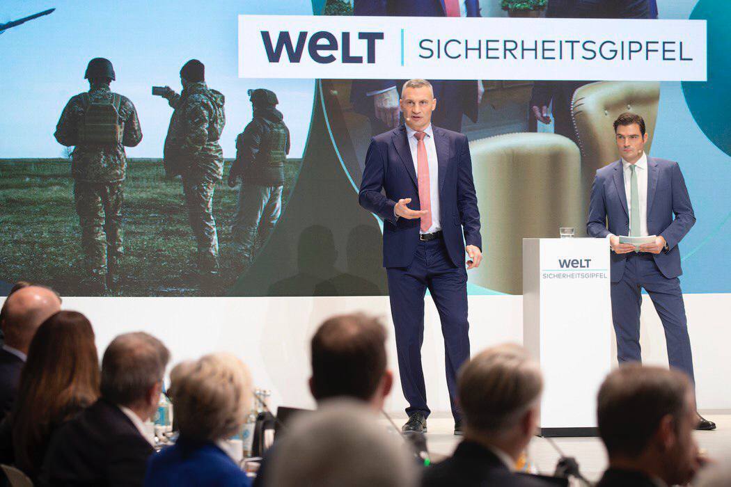 "На украинском фронте решается будущее Европы": Кличко выступил в Берлине на открытии форума по безопасности Welt