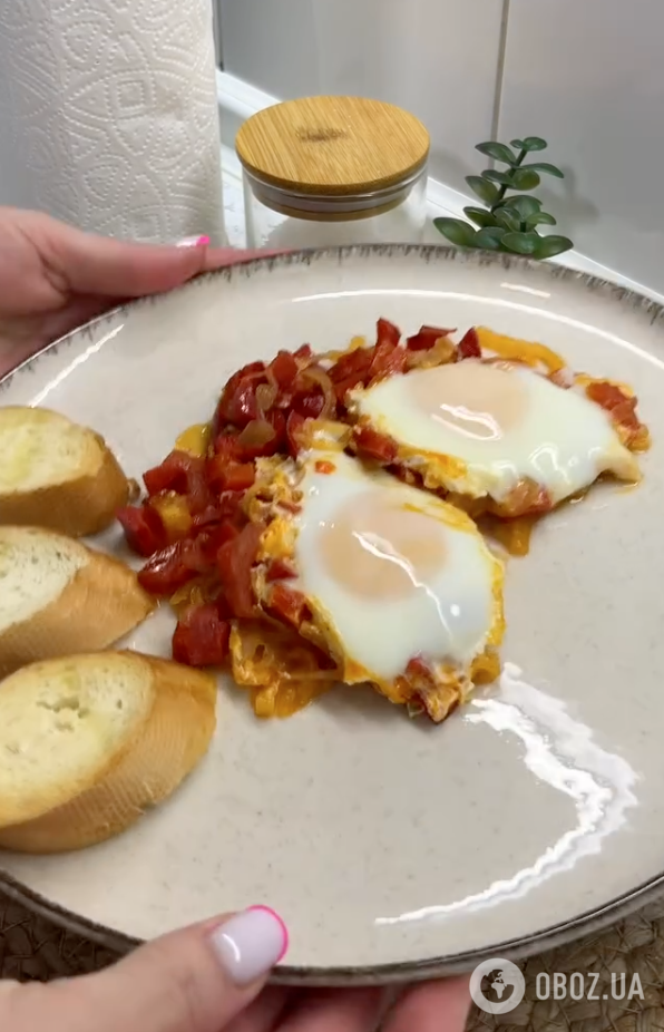 Полезная и вкусная шакшука с овощами для завтрака: рецепт очень полезного блюда за 5 минут