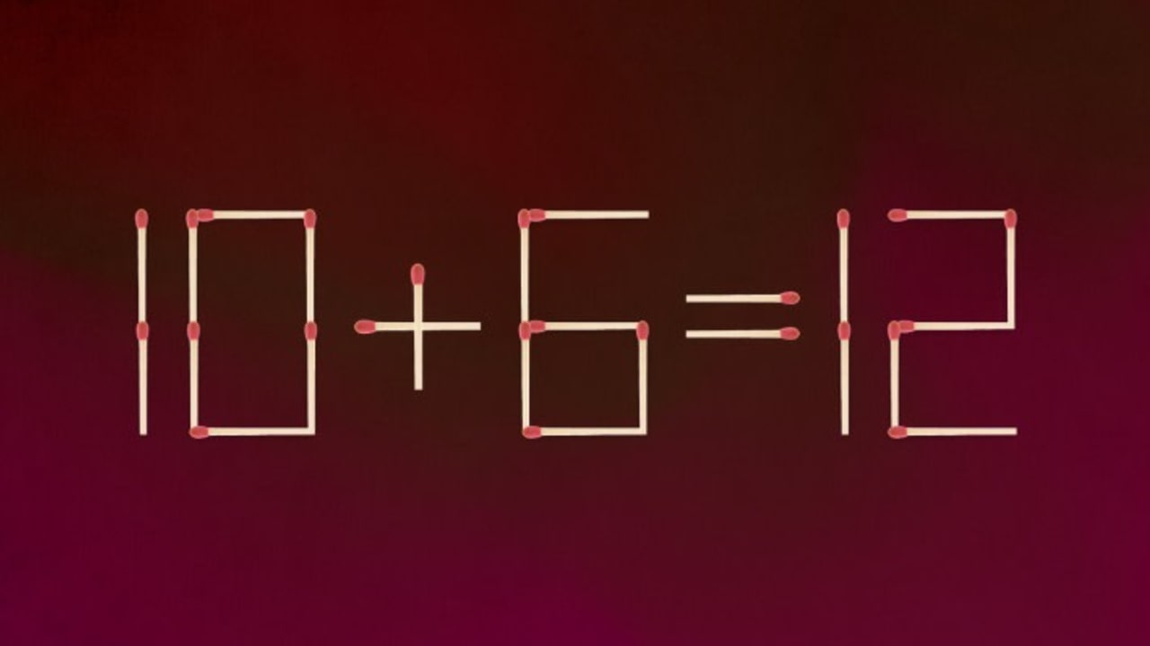 Куди треба перемістити сірник? Головоломка на кмітливість