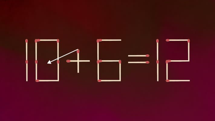 Куди треба перемістити сірник? Головоломка на кмітливість