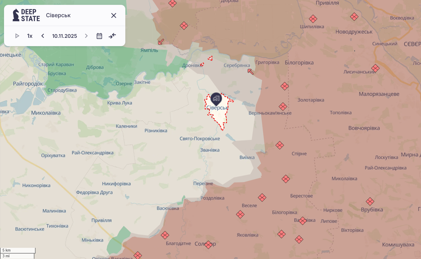Украинские войска продвинулись вблизи Северска, оккупанты – в районе Покровска и Гуляйполя: анализ ISW