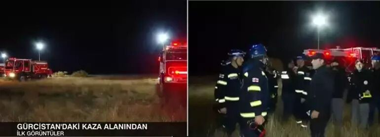 Турецкий военный самолет упал на границе Азербайджана и Грузии, на борту было 20 человек: все подробности