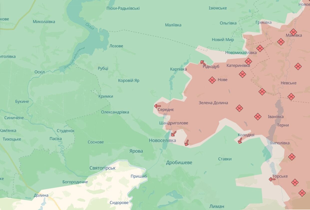 "Об оккупации речь не идет": в ВСУ фиксируют присутствие врага вблизи Среднего на Лиманском направлении