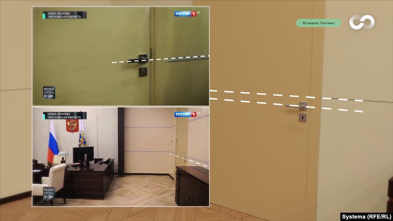 Секрет выдали детали: Путин годами скрывался в трех одинаковых кабинетах в разных резиденциях. Фото