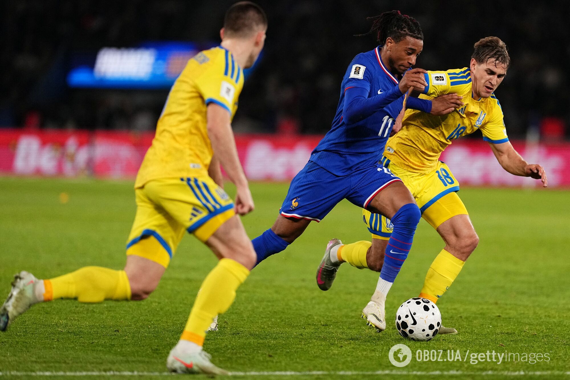 Збірну України з футболу розгромлено Францією у відборі на ЧС-2026. Відео