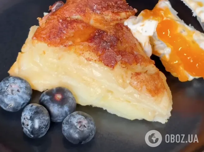 Практически без теста: вкусный яблочный пирог в котором 90% начинки