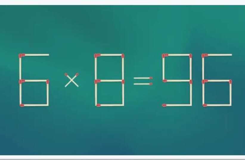 Уберите 2 спички, чтобы уравнение стало правильным: головоломка