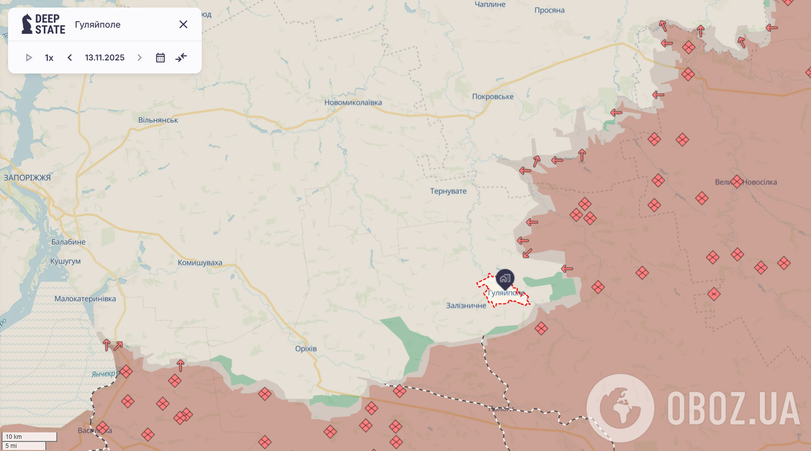 На отдельных участках ситуация обостряется: Силы обороны проводят мероприятия по блокированию продвижения врага на юге, – Волошин