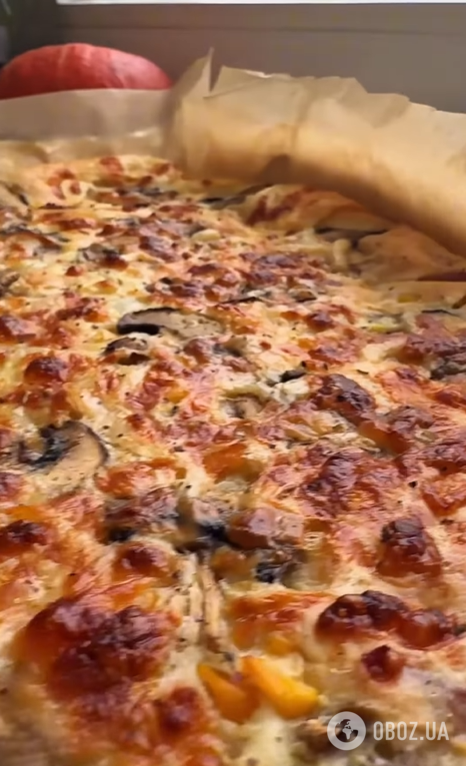 Ленивая домашняя пицца из теста на молоке: готовится за считанные минуты