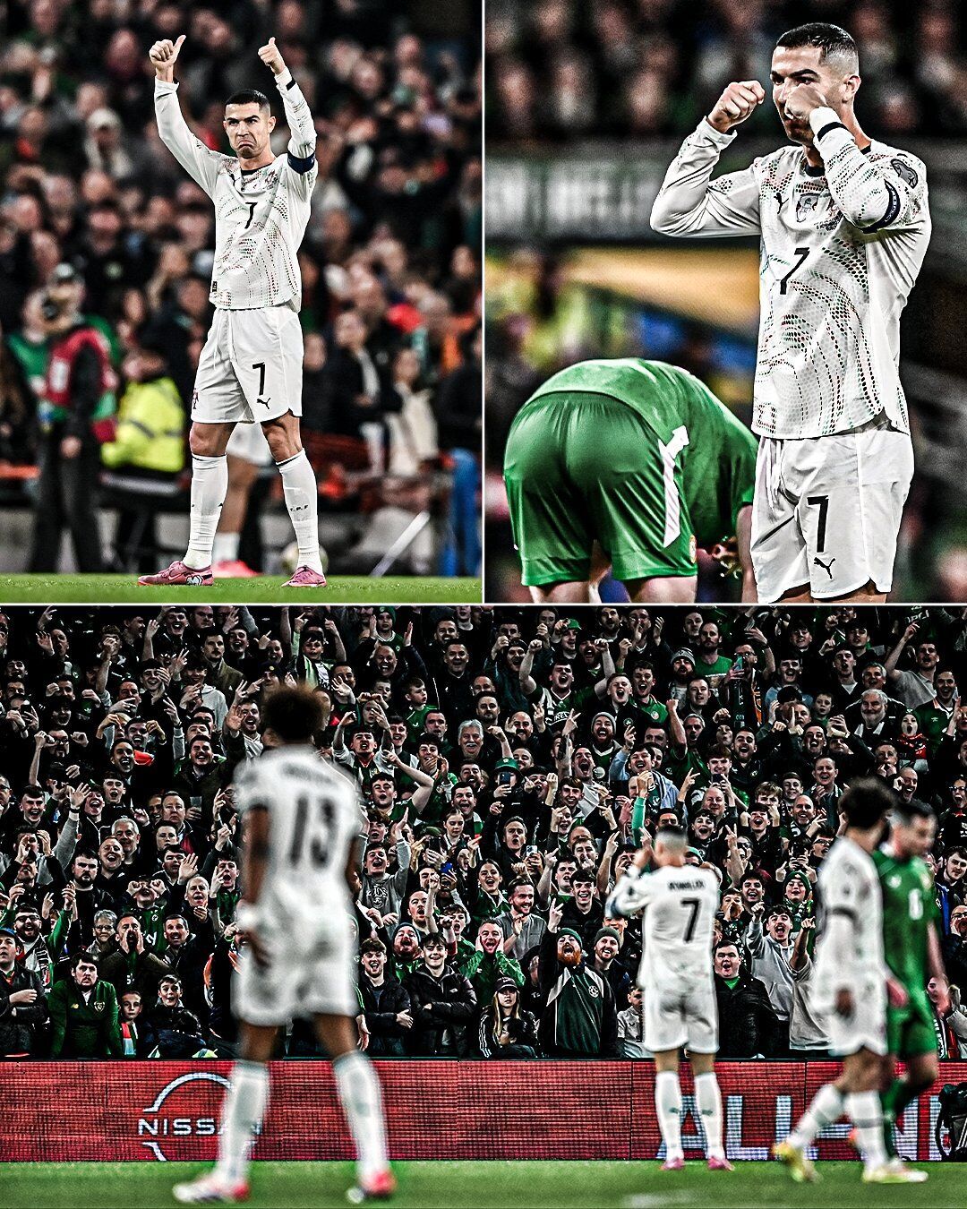 Криштиану Роналду совершил гнусный поступок в матче сборной Португалии и был выгнан с поля. Видео