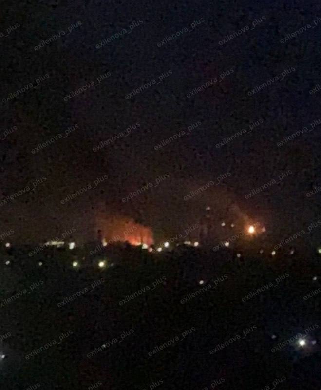 Зарево и огонь: в Рязани прогремели мощные взрывы в районе НПЗ. Фото