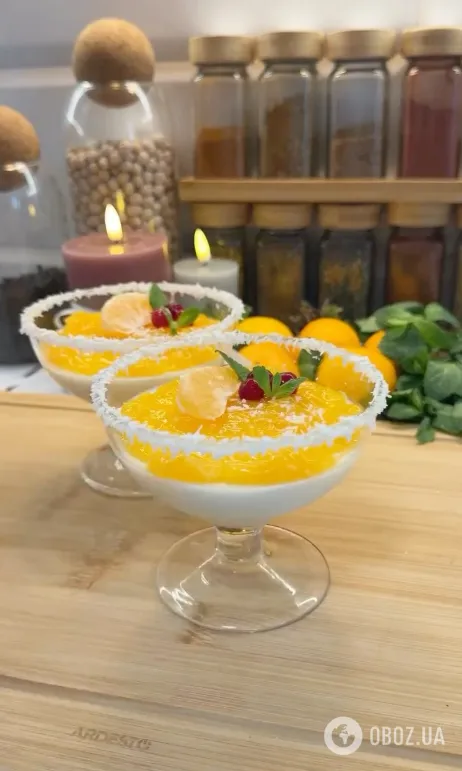 Вкусный мандариновый десерт на праздники: выпекать не придется