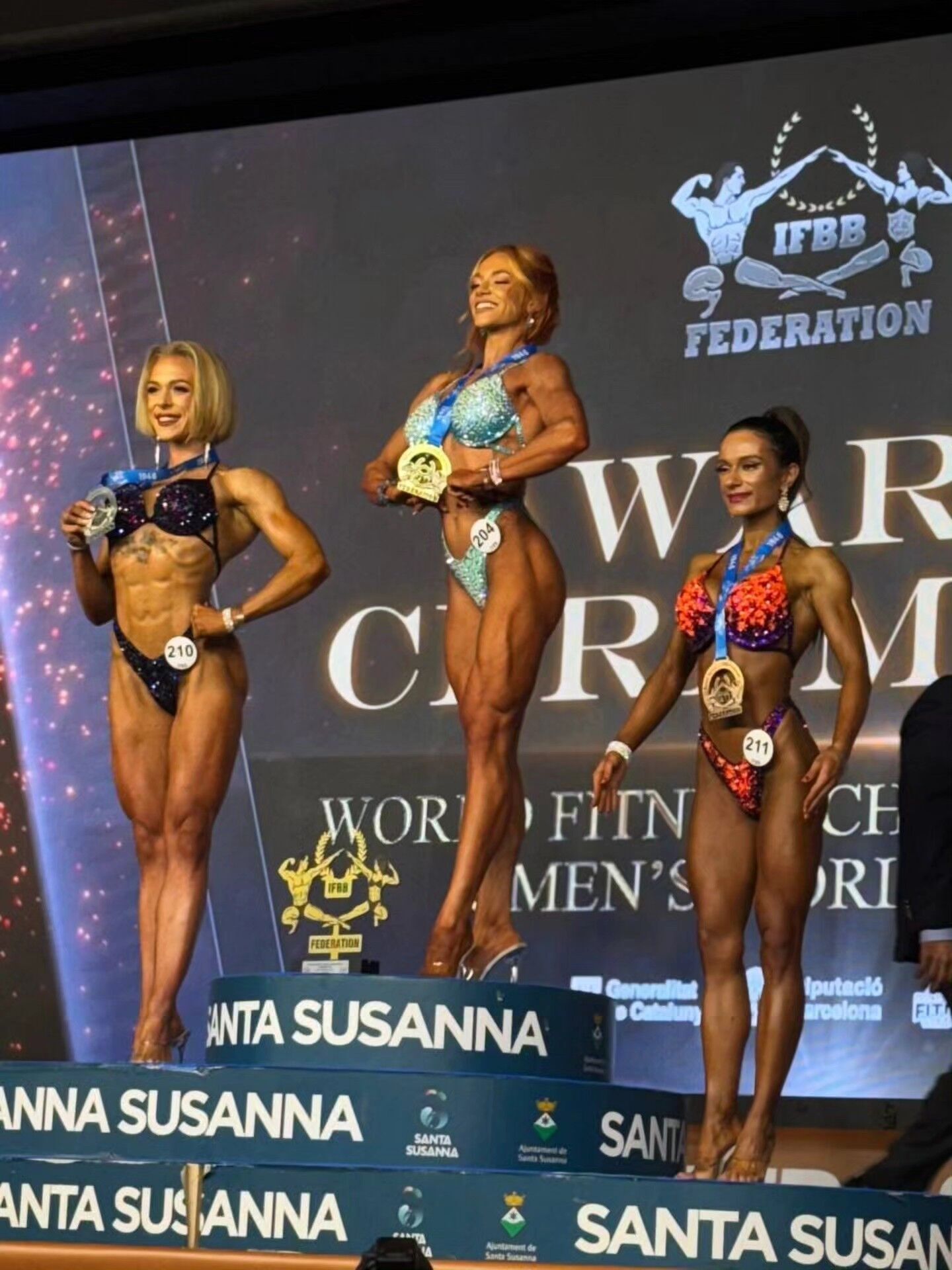 Украинские красавицы выиграли чемпионат мира по бодибилдингу и фитнесу в Испании. Фото