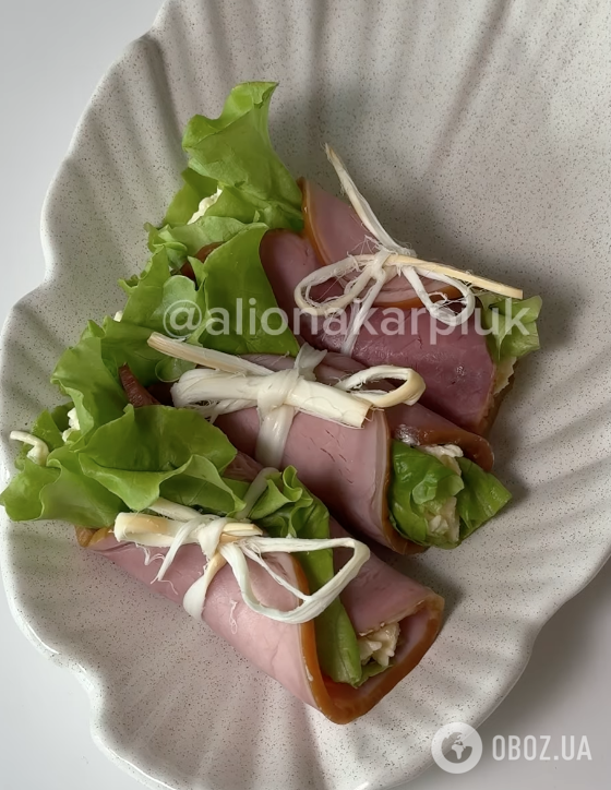 Вкусная закуска из хамона для новогоднего стола: готовится 2 минуты