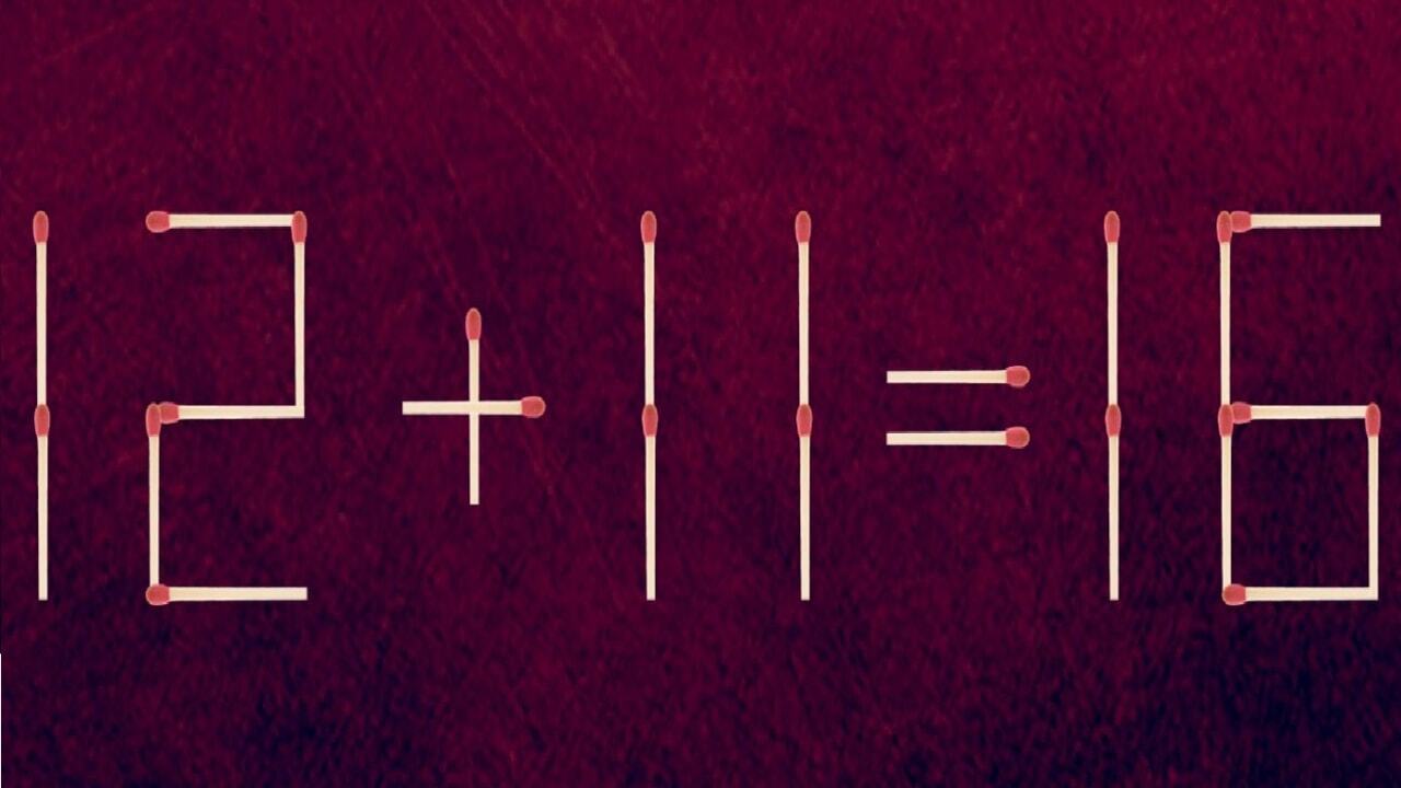 Пересуньте лише один сірник: головоломка для найрозумніших