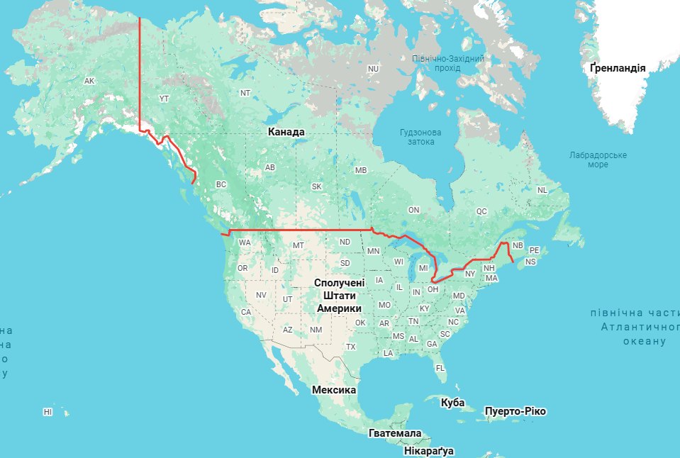 Где самая длинная в мире граница между странами: как получилось, что она зигзагообразная