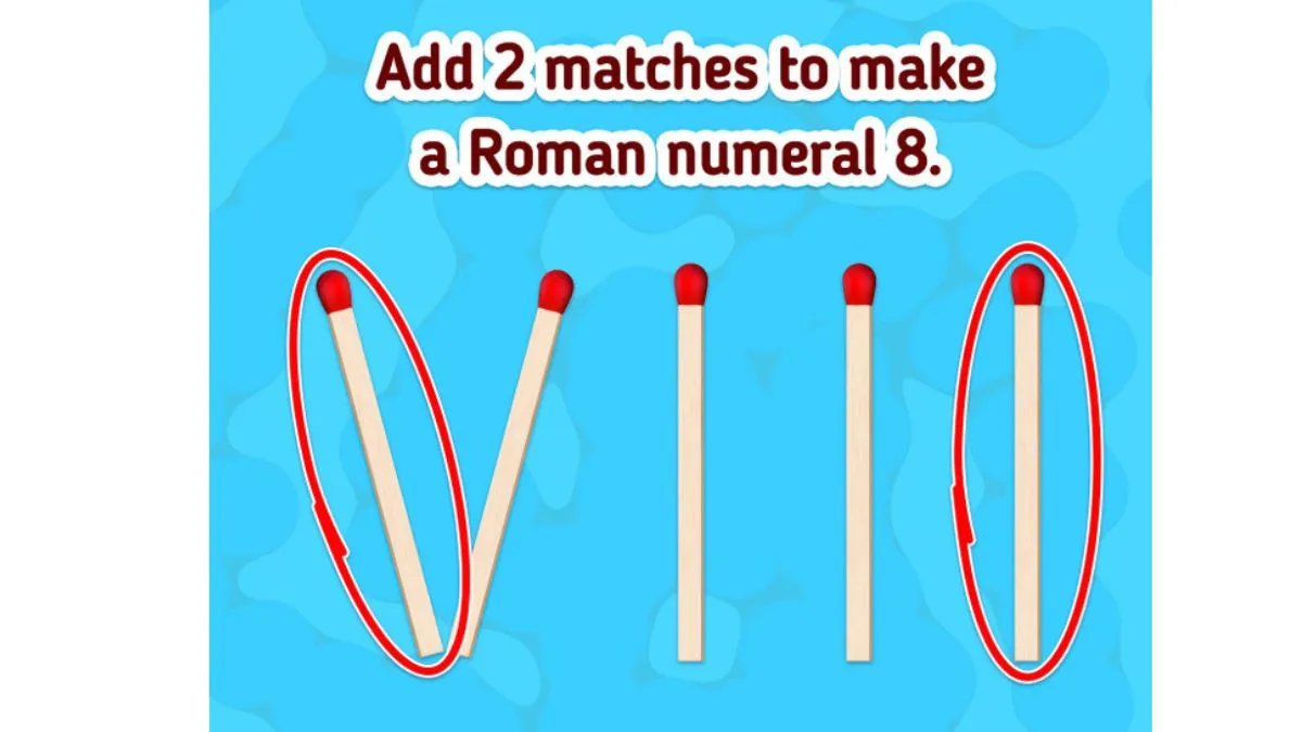 Где добавить спички, чтобы было 8? Непростая головоломка