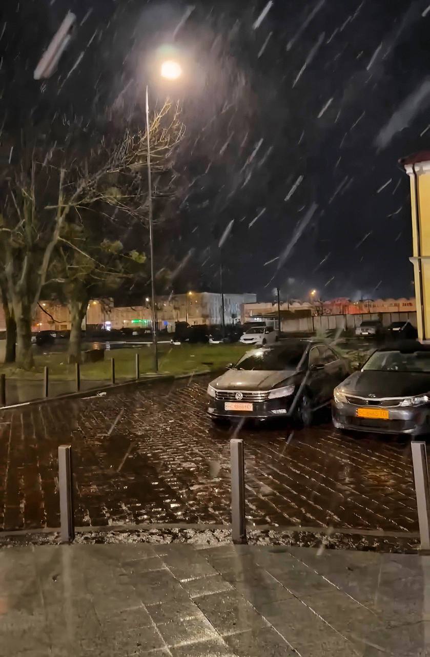 Во Львове и области ночью пошел снег: появились кадры "первого дыхания зимы". Фото и видео