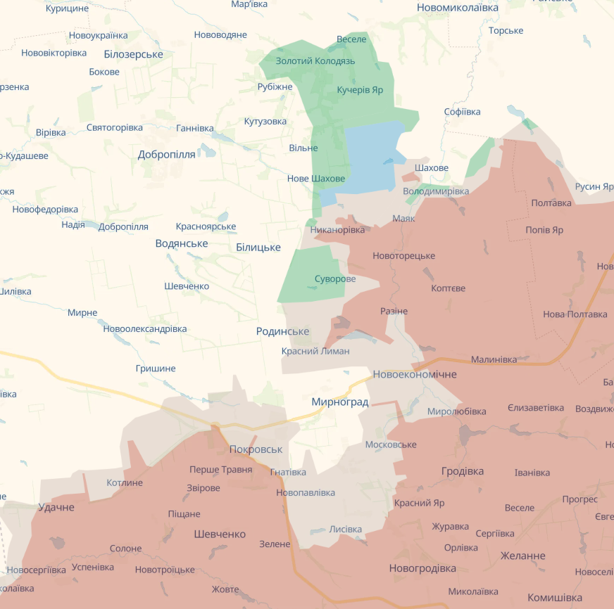 Окупанти роблять ставку на оточення Покровська і намагаються скористатися погодними умовами: в ISW оцінили ситуацію. Карта