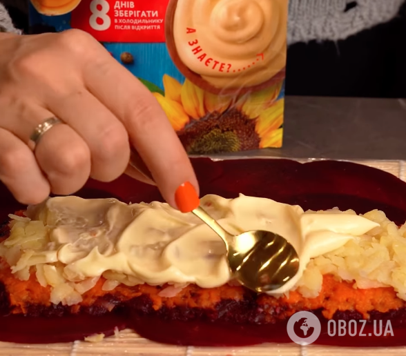 "Шуба"-ролл для новогоднего стола: рецепт вкусного и эффектного блюда