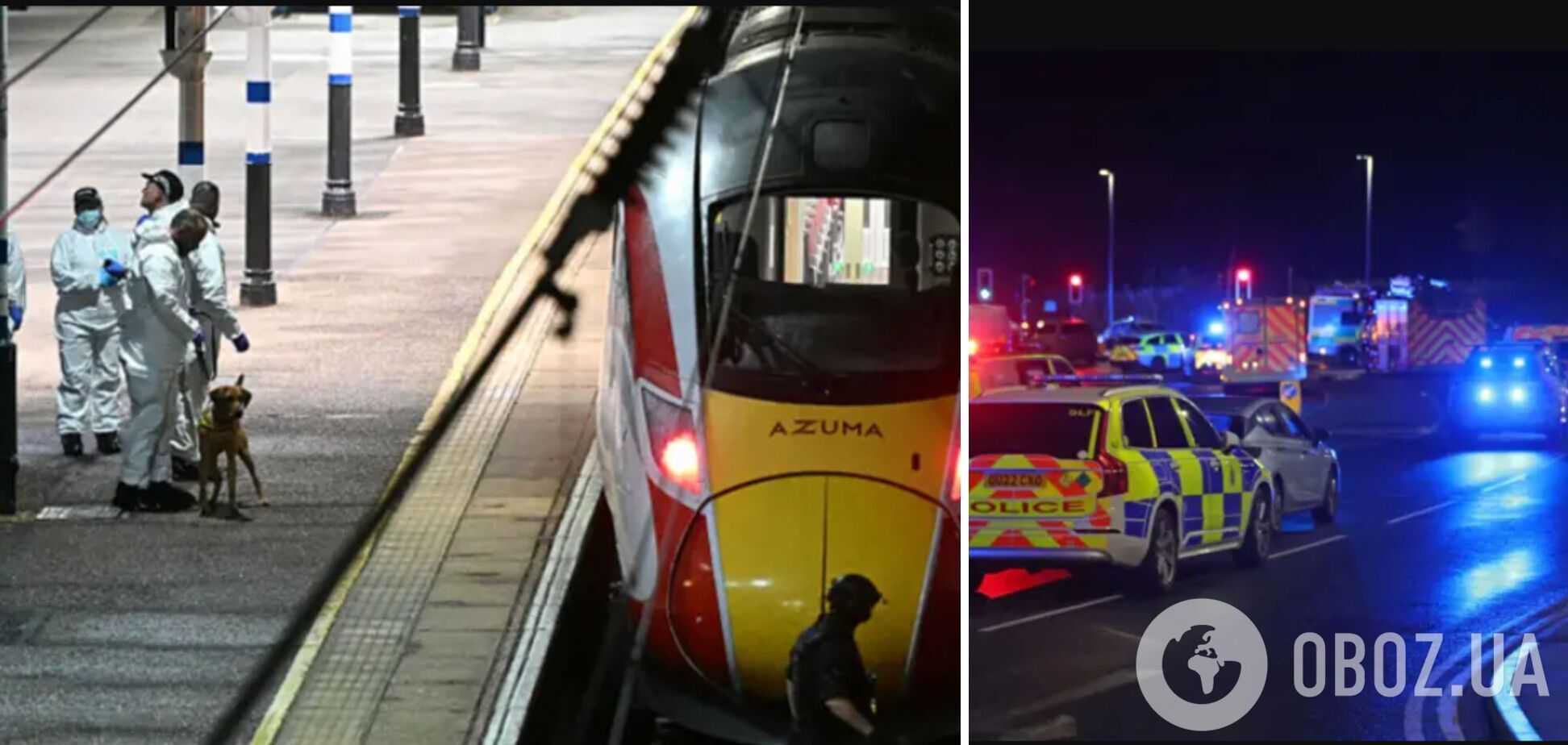 В Британии произошла резня в поезде: пострадали десять человек. Фото и видео