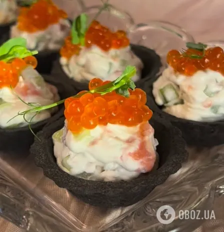 Праздничные тарталетки с красной рыбой: рецепт закуски на Новый год