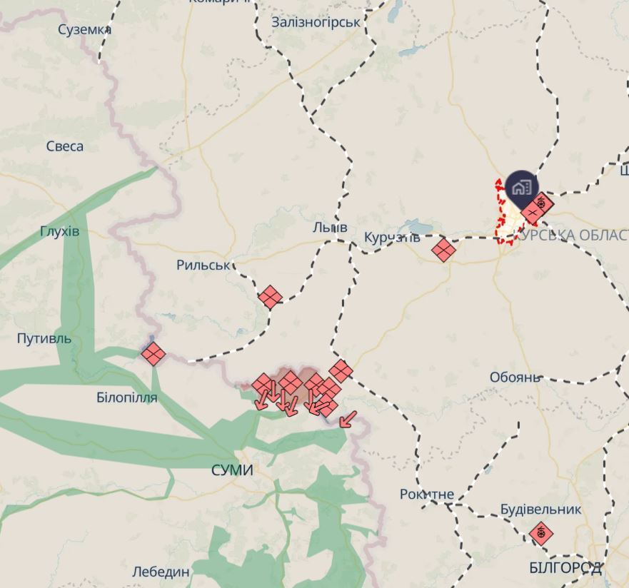 Пограничники уничтожили укрытия и антенны связи на Курском и Северо-Слобожанском направлениях. Видео