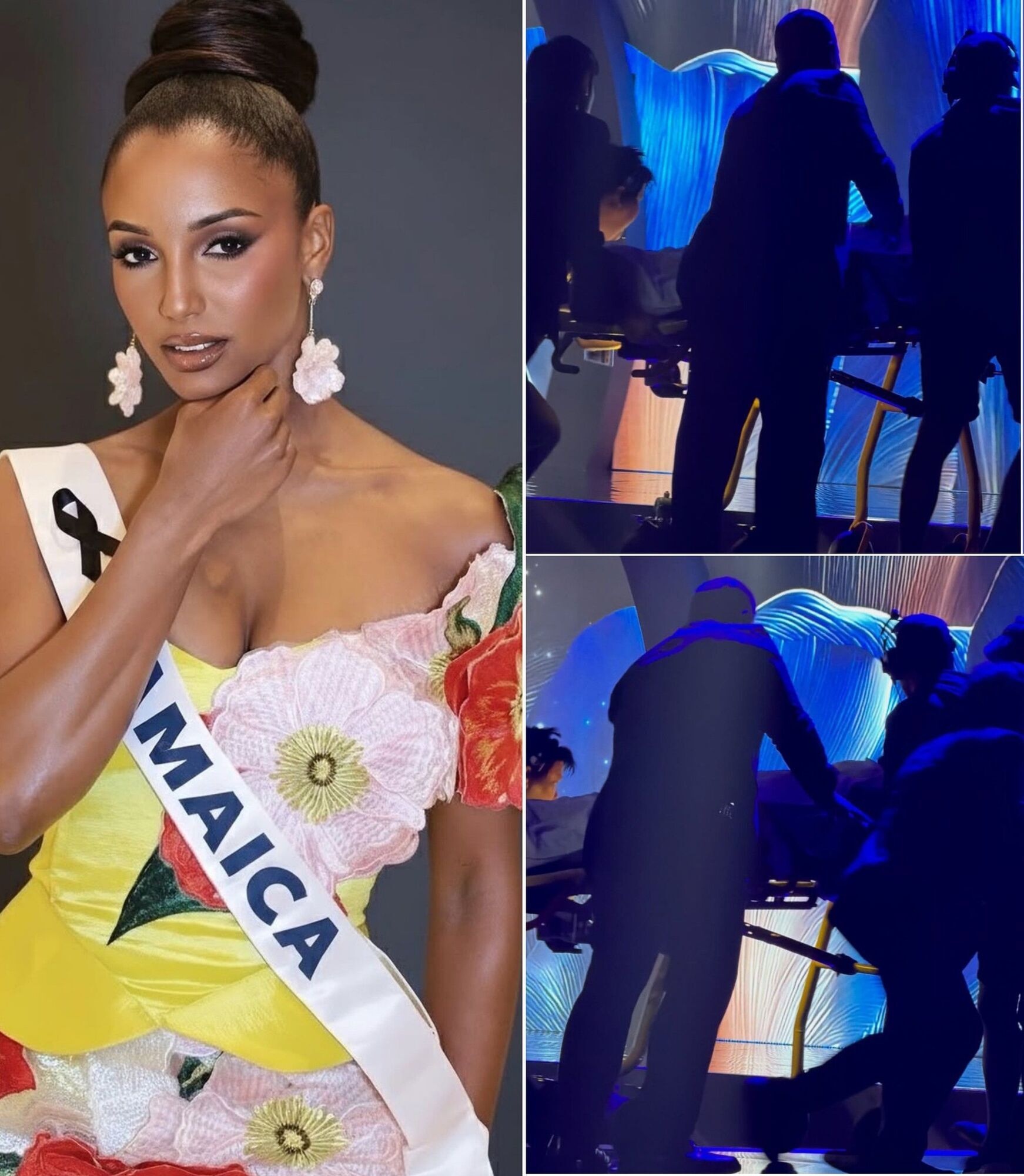 На сцені "Міс Всесвіт 2025" трапився нещасний випадок: учасницю забрали на ношах