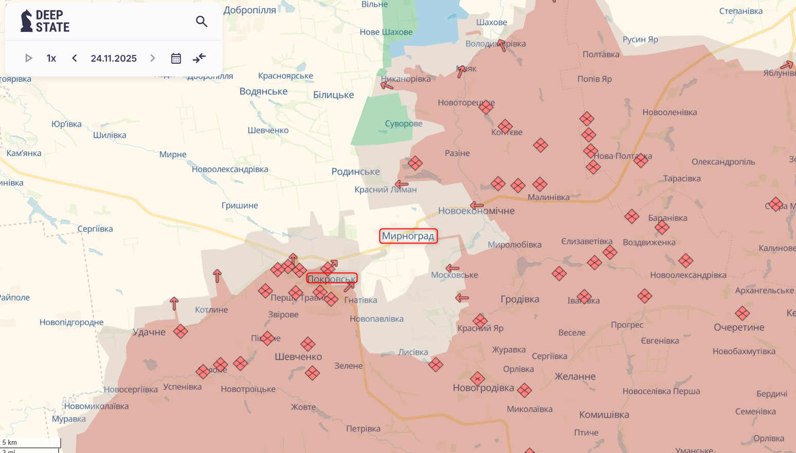 Ворог хоче перерізати сухопутне сполучення між Мирноградом та Покровськом – 7-й корпус ДШВ
